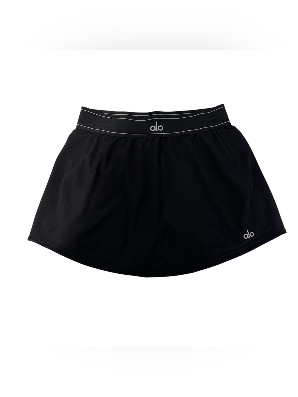 Alo Yoga Match Point Tennis Skirt Black